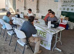 Operativo de registraci&oacute;n en la zona tabacalera