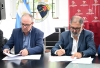 Club Deportivo Alto Comedero: firma de convenio para la recuperaci&oacute;n del polideportivo