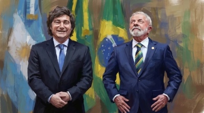Javier Milei viaja a Brasil para respaldar la campa&ntilde;a de Fl&aacute;vio Bolsonaro y Lula da Silva espera que no cruce una &ldquo;l&iacute;nea roja&rdquo;