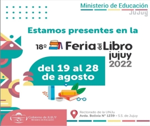 Desde el 19. Feria del Libro Jujuy 2022