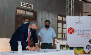 Cerca de 100 millones para edificio escolar en Libertador