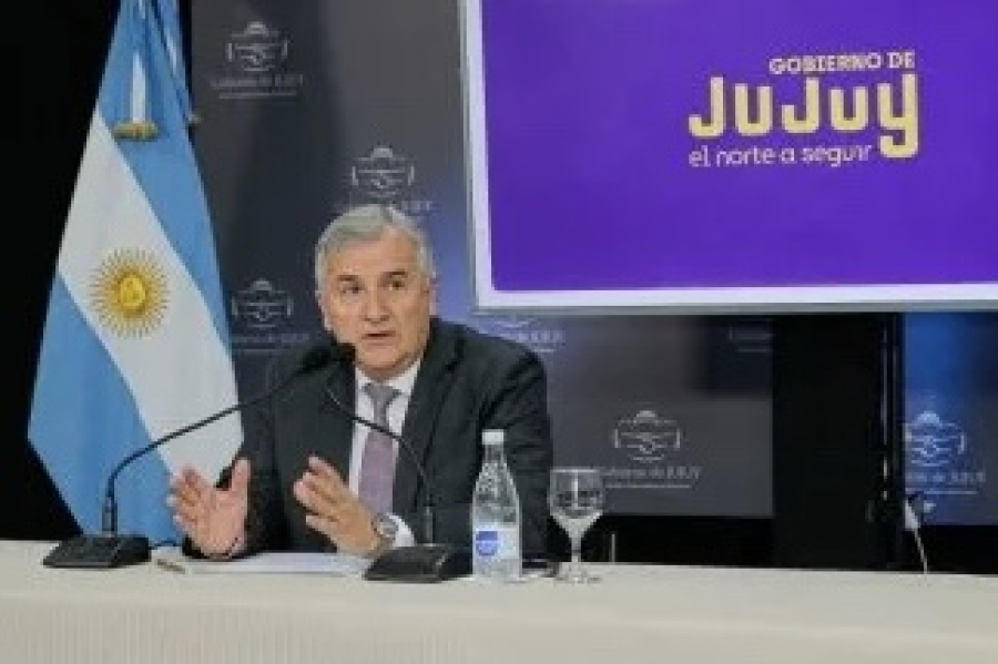 Gerardo Morales reafirmó &quot;el camino de desarrollo de Jujuy ante el mundo&quot;