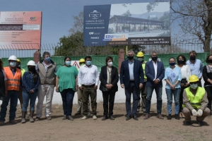Comenz&oacute; la construcci&oacute;n de una nueva secundaria en Lote Piedritas