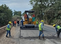 RN 34. Vialidad de la Provincia contin&uacute;a con trabajos de repavimentaci&oacute;n