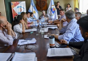 Cableado aéreo. Concejales y funcionarios analizaron proyectos para abordar problemática