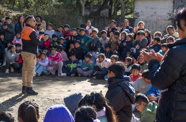 Preparaci&oacute;n ante emergencias en escuelas de Jujuy