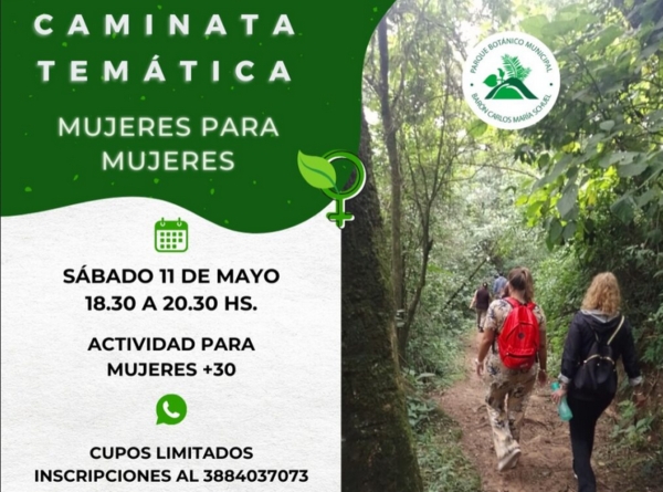 &ldquo;Mujeres para Mujeres&rdquo; en el Parque Bot&aacute;nico Municipal