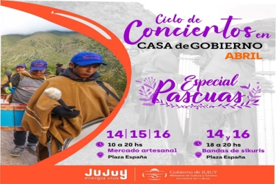 "Especial Pascuas" en el Ciclo de Conciertos en Casa de Gobierno