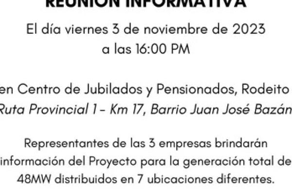 Importante reuni&oacute;n informativa propiciada por JEMSE en Rodeito