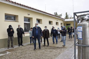 Morales destac&oacute; la obra de provisi&oacute;n de ox&iacute;geno en el hospital "Jorge Uro"
