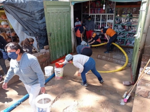 Asistieron a damnificados por lluvia y granizo en Humahuaca