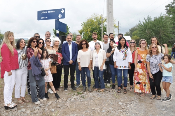 Impusieron el nombre de Jaime Torres a una calle de Villa Jard&iacute;n de Reyes