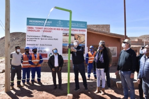 Nueva red de agua potable para Susques