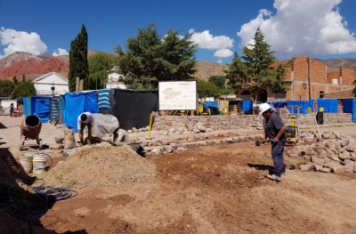 EL GOBIERNO TRABAJA EN LA RESTAURACI&Oacute;N DE LA IGLESIA DE UQU&Iacute;A