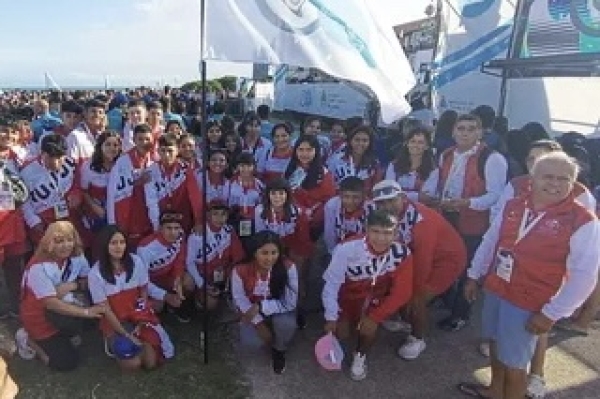 Juegos Evita de Playa: Los chicos juje&ntilde;os participaron del acto inaugural