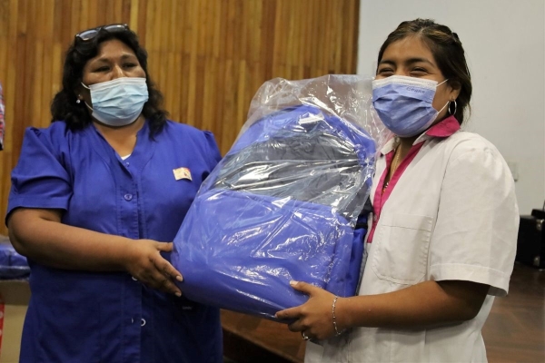 Entregaron instrumentos de trabajo a agentes de Salud