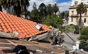 Obras de mantenimiento en el Hospital San Roque