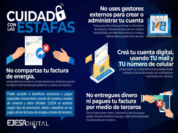 Recomendaciones de EJESA para cuidar nuestra informaci&oacute;n