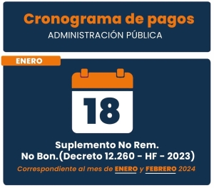 Estatales juje&ntilde;os cobrar&aacute;n el jueves 18 el total del suplemento extraordinario