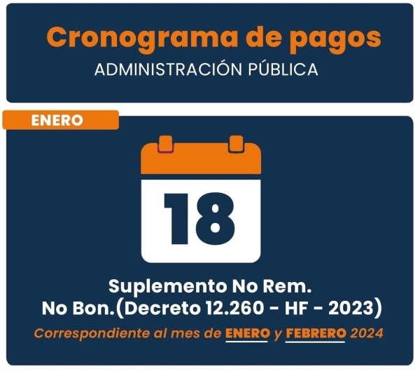 Estatales juje&ntilde;os cobrar&aacute;n el jueves 18 el total del suplemento extraordinario