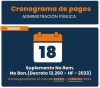 Estatales juje&ntilde;os cobrar&aacute;n el jueves 18 el total del suplemento extraordinario
