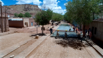 SUSQUES: CULMINAN ESTA SEMANA LAS OBRAS DE PAVIMENTOS Y EMPEDRADOS