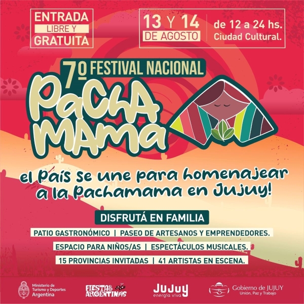 Todo listo para el Festival Nacional de la Pachamama