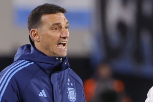 Lionel Scaloni: "El primer tiempo fue de lo mejor"