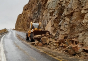 Por temporal.  Vialidad Provincial despej&oacute; rutas nacionales