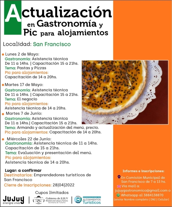 Talleres de Actualizaci&oacute;n en Gastronom&iacute;a