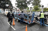 Intensos controles a motos en la ciudad