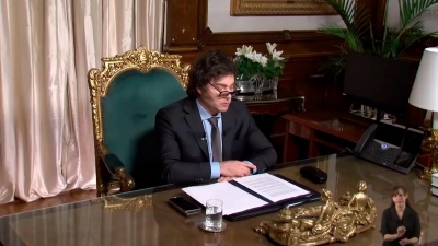 Saludo de fin de a&ntilde;o: Milei, anticip&oacute; que el 2024 "ser&aacute; duro para todos nosotros"