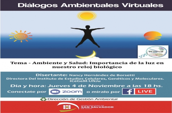 "Ambiente, salud y reloj biol&oacute;gico" en una charla