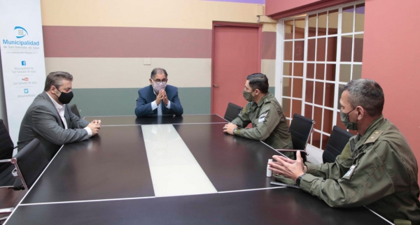 Jefe de Gendarmer&iacute;a de Jujuy se reuni&oacute; con intendente