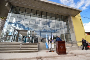 Morales inauguró el nuevo edificio del Centro Judicial de Perico