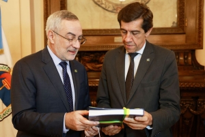 Agenda estratégica para Jujuy. Sadir recibió al embajador de Brasil