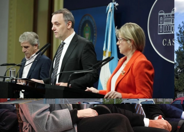 Adorni arm&oacute; una conferencia de prensa, pero no dej&oacute; que le pregunten y prohibi&oacute; que se hable del esc&aacute;ndalo