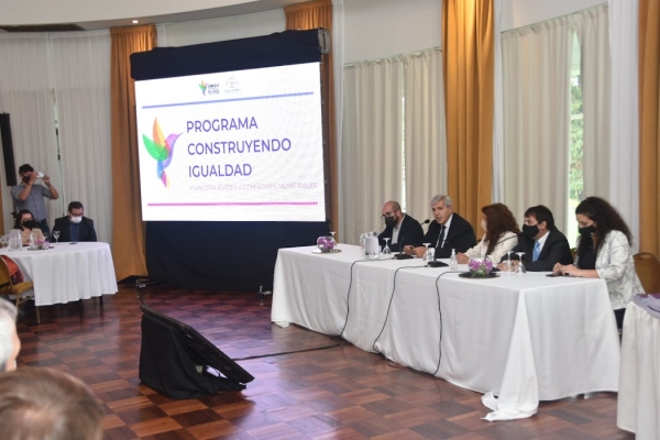 Presentaron el Programa &ldquo;Construyendo Igualdad&rdquo;
