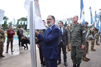El intendente Jorge rindi&oacute; homenaje a Veteranos y Ca&iacute;dos en Malvinas