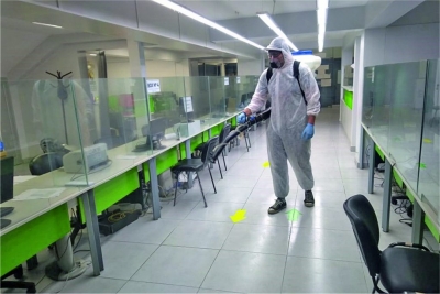 Desinfectaron nuevamente oficinas centrales del IVUJ