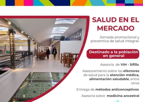 D&iacute;a Mundial de la Salud en el Mercado &ldquo;6 de Agosto&rdquo;