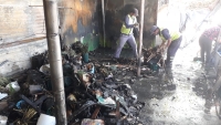 Repudio por el incendio en el Paseo de las Flores