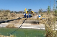 Trabajan en obras para llevar agua a El Ceibal