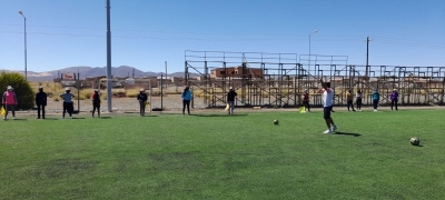 Se dict&oacute; "Curso de formaci&oacute;n de &Aacute;rbitros de f&uacute;tbol" para mujeres en Abra Pampa