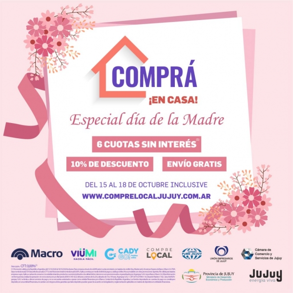 Compr&aacute; en Casa, especial D&iacute;a de la Madre