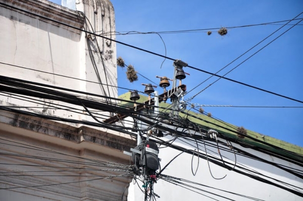 Repudian robo de cables de alumbrado p&uacute;blico