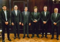 Sadir particip&oacute; de una reuni&oacute; con el presidente Milei