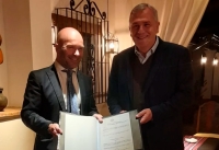 Morales recibi&oacute; al Embajador de la Uni&oacute;n Europea