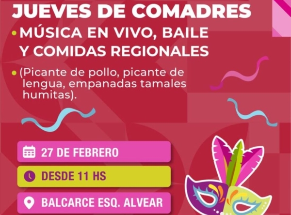 Jueves de Comadres en el Mercado Central &ldquo;6 de Agosto&rdquo;