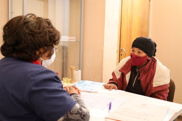 Operativo sanitario en Barrancas